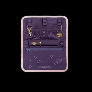 Clearance Jewelry Clutch Moon & Stars Rose Smykkeskrin