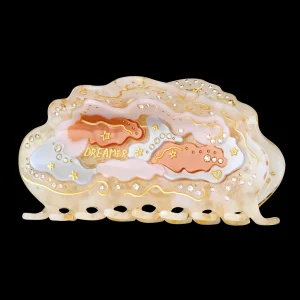 Cheap Magic Mist Hair Claw Pumpkin Hårspenner