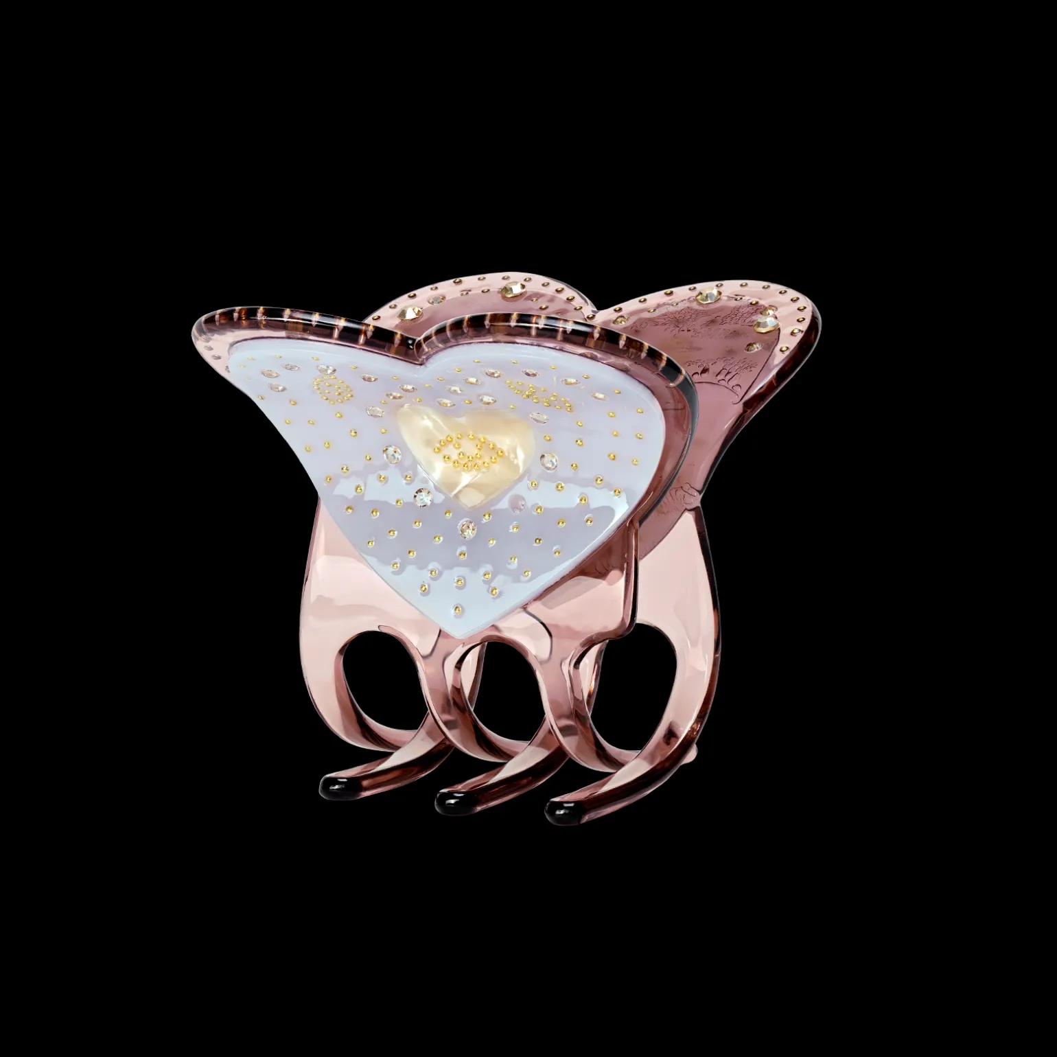 milena_hair_claw_magenta_2.webp Fashion Milena Hair Claw Magenta Hårspenner