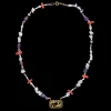 Store Zodiac Water Pisces Necklace Halskjeder
