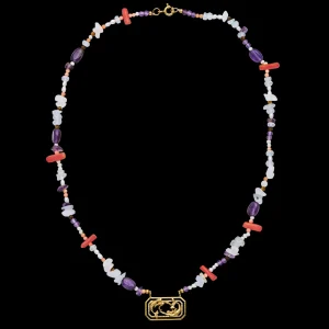 Store Zodiac Water Pisces Necklace Halskjeder